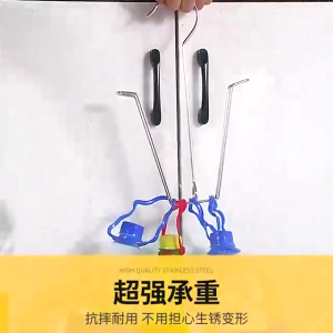 Stainless Steel Shoe Drying Rack Stainless Steel Shoe Rack Hanging Space-Saving Quick Drain School Sport Indoor Balcony Rak Kasut 不锈钢晒鞋架