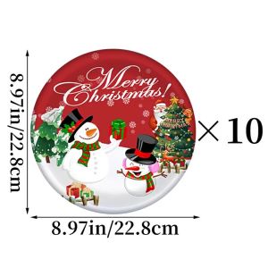 Christmas Snowman Party Supplies Christmas Disposable Cutlery Dinner Plates Paper Cup Tablecloth Flags Banners Christmas Birthday Holiday Party Decorations