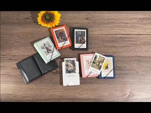 Polaroid 2x3 Wallet Photo Album Book For 3 Inch Fujifilm Instax12 11 9 99 8 7+ 40 EVO Camera Film HP Sprocket K-pop Photocards (Antique Violet)