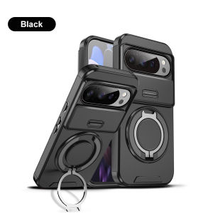 TAOYUNXI | Luxury Armor Shockproof For Magsafe Case For Google Pixel 10 Pro XL 10 Pro 360° Rotating Stand Bracket Camera Protection Cover