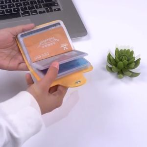 Dompet Wanita Kartu dan Atm MIni Card Wallet 24 Slot Bahan Kulit