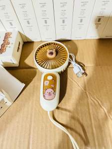 Quạt cầm tay mini sạc điện - quạt mini cầm tay - quạt tích điện mini sạc USB Handheld Fan nhỏ gọn tiện lợi