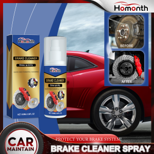 Brake Cleaner Spray Professional Brake Parts Cleaner Degreaser for Brake Disc Pads Remove Oil Dust Stop Squeaking Noise 100ml