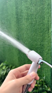 ชุดที่ฉีดชำระ   หัวฉีดชำระABS เคลือบโครเมียม ที่ฉีดก้น เงางาม แข็งแรง ทนทาน