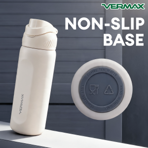 VERMAX Stainless Steel 800ml Vacuum Insulated Drinking Cup With Handle Hot & Cold Travel Mug