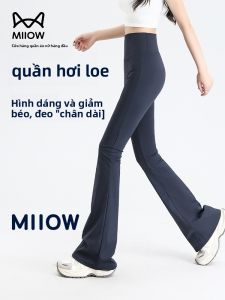 MiiOW | Quần dài thể thao Ice Silk Shark dành cho nữ mùa hè 2025 Quần dài thể thao yoga Quần dài thể thao thường ngày Quần dài thể thao