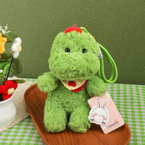 GUAIBUDIAN | Cute Dress-up Plush Dinosaur Doll Keychain & Pendant