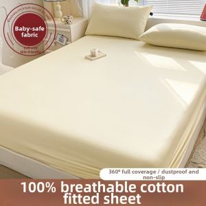 KAMONI | 100% Cotton Full Mattress Protector for Dorm Beds