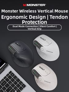 GOES TiME | Ergonomic Vertical Bluetooth Wireless Mice M2pro with Charging Feature Multi-Function Computer Mouse by Magic Sound 2024 New Model