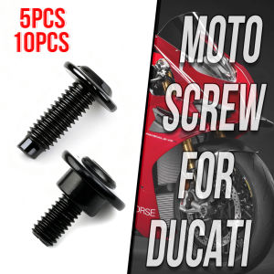 M5 For Ducati Motorcycle Screws Panigale V4 V2 Streetfighter Supersport 950 848 1098 1198 899 959 1199 1299 Cowling Fairing Bolt