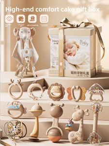 Yimi | Infant Teether Rattle Soothing Educational Toy