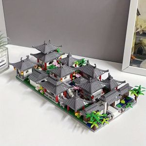 ชุดบล็อคก่อสร้างในสวน Suzhou ของเล่นต้น สำหรับเพื่อนชายและหญิง