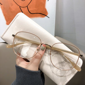 Transparent Oval-shaped Womens Myopia Glasses Frame