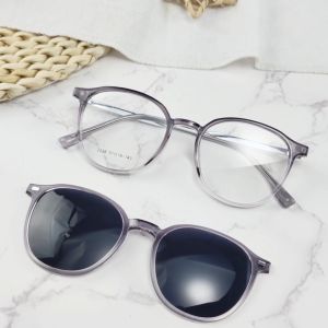 Viendo kacamata Clip on Hitam Polarized Anti Radiasi Elastik TR90 Optik Minus korean fashion Unise Anti Radiasi Minus hp blueray Kacamata uv pria Silau Mata Komputer Sinar Gaya Korea Sederhana wanita cowok kaca Frame