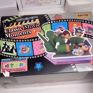 Cute Crayon Shinchan Anime Figure Blind Box Desktop Decoration Gift Collectible Toy PVC Material Hidden Probability 1:72