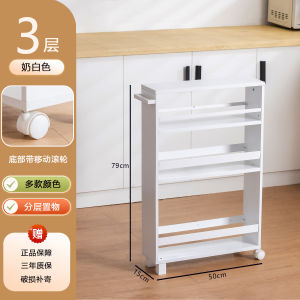 ชั้นวางของในครัวแบบเคลื่อนที่ ชั้นวางของหลายชั้น รถเข็นใส่ของเล็ก ชั้นวางของสำหรับใส่ผักและผลไม้ ชั้นวางของสำหรับใช้ในบ้าน