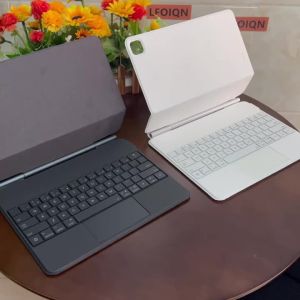 LFOIQN Pogo Pin Keyboard For iPad Air 13 inch M3 M2 Air 11" 4th 5th 6th M4 M5 Pro 11/12.9 2018-2022 Magic Smart Case Trackpad