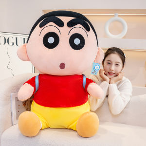 Genuine Crayon Shin Chan With Backpack Plush Toy 22/30/40/80cm Cartoon Anime Crayon Shin-chan Plushies Kawaii Soothing Doll Chuddly Pillow Gifts Girl 蜡笔小新 公仔