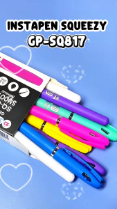 HARGA PER 1DUS /144PCS PULPEN GEL O.5MM INSTAPEN SQ-817 SQUEEZY