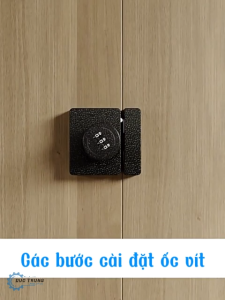 Khóa số cửa tủ ngăn kéo bàn đa năng thế hệ mới cánh mở trượt xoay không cần khoan lỗ - 850