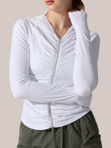 YANSE | Quick Dry Zippered Hooded Slim Fit Sports Jacket