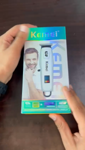 Kemei Hair Clipper profesional KM-232 LCD Electric Hair Clipper untuk lelaki Wireless Trimmer boleh dicas semula pencukur Razor