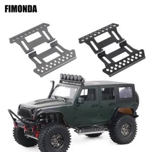 2Pcs Aluminum Alloy SCX10 Rock Slider Side Step for 1/10 RC Car Crawler Axial SCX10ii 90046 90047 Wrangler RC4WD D90 TF2 Upgrade