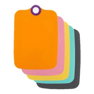 Zaniin Double-Sided Kitchen Cutting Board TPU100% Eco-Friendly Anti-Bacterial Mold-Resistant for Fruits Vegetables Meat