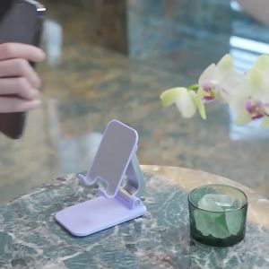 Adjustable Foldable Desktop Phone Stand Universal Portable Holder for All Smartphones Home Office Travel Use