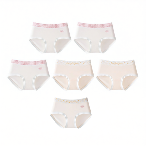 TONERCE | Silk Antibacterial Comfortable Mid-waist Panties