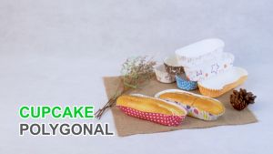 Cake Case Polygonal Cup cake Kertas Cake Alas Donut Roti Motif Kue Bolu isi 200 pcs