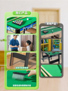 BABYSHOME | Mini Childrens Tabletop Pool Table