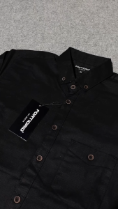 FORTIORID Kemeja Polos Lengan Panjang Pria Dewasa Premium Katun Casual Formal