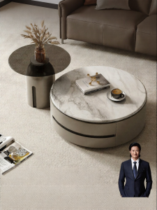 Marble Minimalist Coffee Table