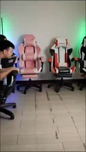 All time shop เก้าอี้เล่นเกม เก้าอี้เกมมิ่ง Gaming Chair ปรับความสูงได้ office chair