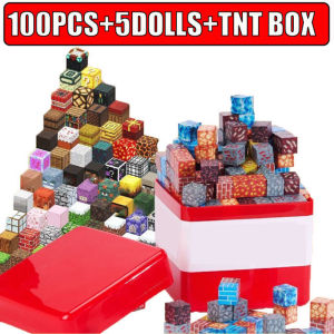 16cm Big Storage Box Magnetic Building Blocks Mine Magnet World Set Puzzle Toys For Kids Montessori Sensory Cubes Birthday Gifts