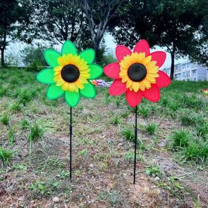 Large Eight-Petal Cloth Sunflower Windmill Toy for Garden Decoration Scenic Spot Stall Advertising Events Props Gifts