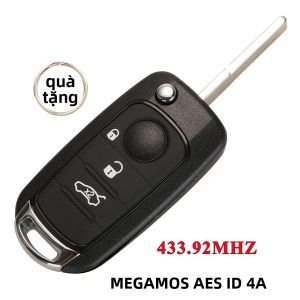 Jingyuqin 433.92 MHz Xe Ô Tô Từ Xa Chìa Khóa Chip 2ADPXFI5AM433TX Flip Key Fob Cho Fiat Toro 500X Tipo Crono Egea 2016-2020 Với 3/4BTN