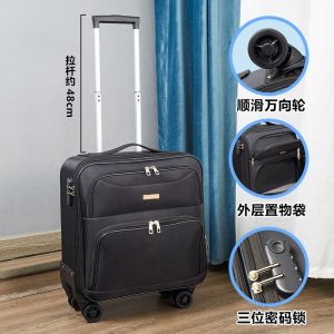 Large Capacity 20 Inch Travel Suitcase Thickened Universal Wheel Luggage Durable Mens Carry-On Bag with Password Lock