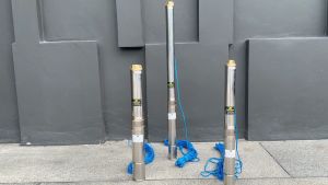 ปั๊มน้ำบาดาล ปั๊มซับเมอร์ส BYZON ขนาด 0.5-1.5 แรง บ่อ 3 นิ้ว ขนาดท่อ 1-1.5 นิ้ว สายไฟยาว 35 เมตร สเปคแท้ ประกัน 6 เดือน