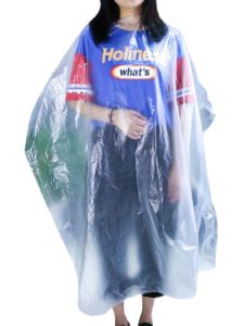 Disposable Plastic Thickened Waterproof Shampoo Towel Transparent Hairdressing Salon Special Use Coloring And Perming Gown