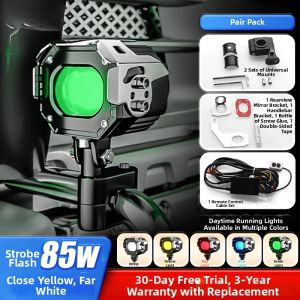 UNJOYLIOD | Laser Flash Auxiliary LED Headlight For RT3