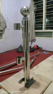 Tatakan bendera stainless outdoor