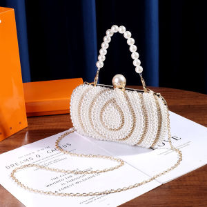 MEIFEI | Pearl Evening Clutch with Chain Strap for Women