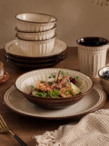 mornenjoy | Underglaze Color Retro Vintage Style Bowls