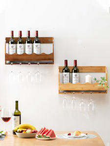 MEIZHULIJIA | Wall-mounted Simple Creative Wine Rack