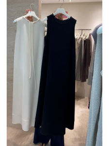 SHANGSHA | Elegant French Style Sleeveless Dress Slimming