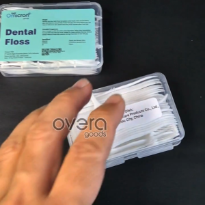 Tusuk Gigi /Benang Gigi Dental Floss Taff Omicron Isi 50 Pembersih Celah Sela Gigi | OVERA