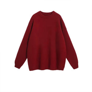 SUOSHE | Large Size Zodiac Year Red Sweater Knitwear