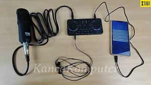 TaffSTUDIO Audio Bluetooth USB External Soundcard Live Microphone - V300 Pro